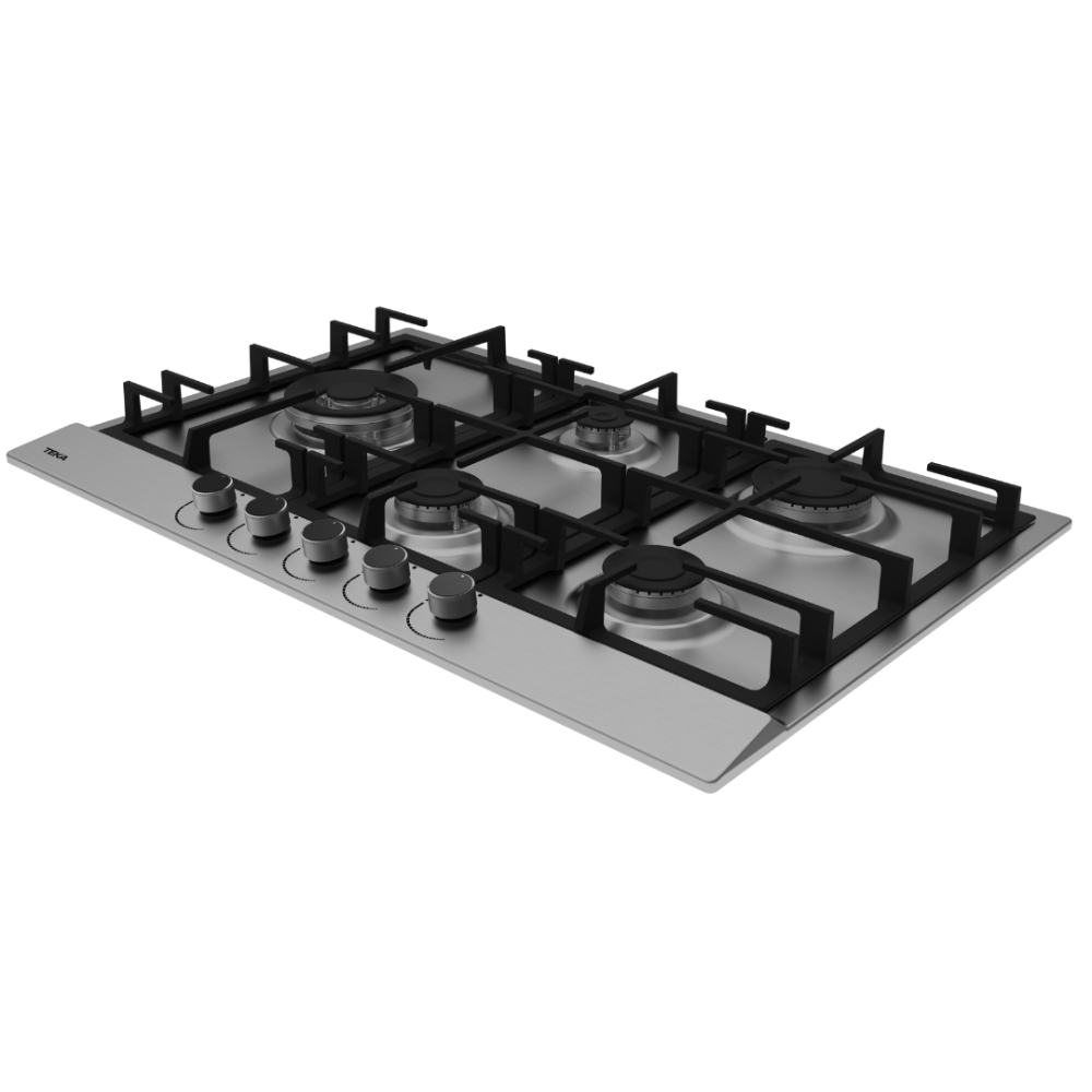 כיריים גז 5 להבות 75 ס”מ Teka תקה GSC-75320 נירוסטה - יבואן רשמי