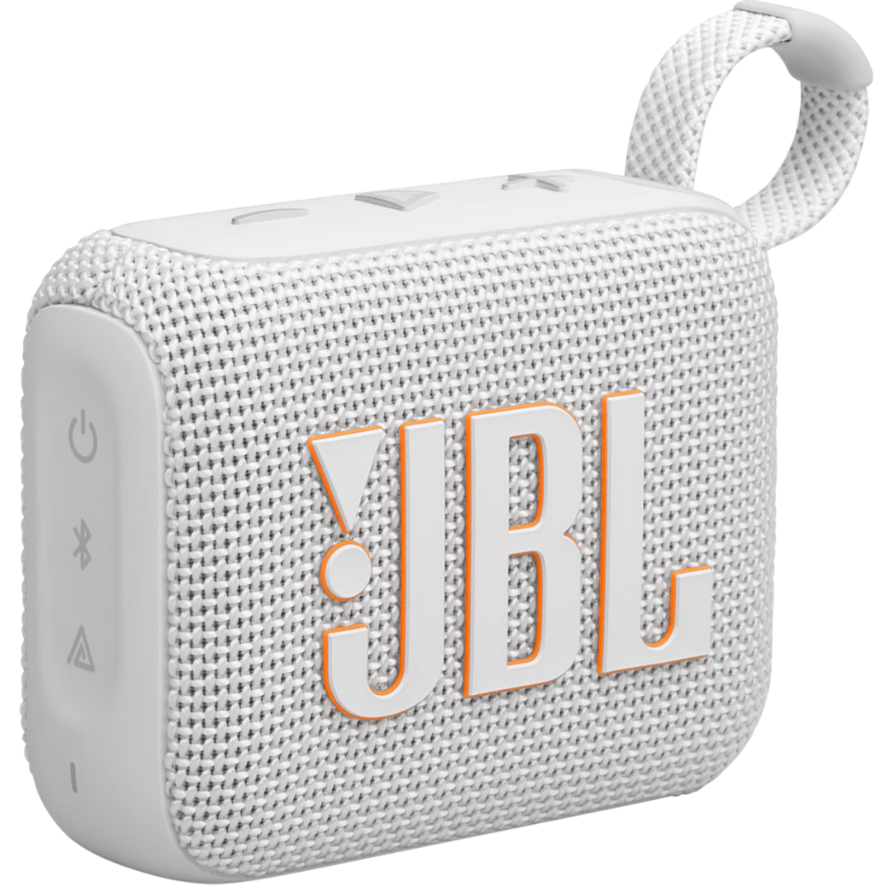 רמקול אלחוטי JBL GO 4 IP67 4.2W - צבע לבן שנה אחריות ע"י - יבואן הרשמי