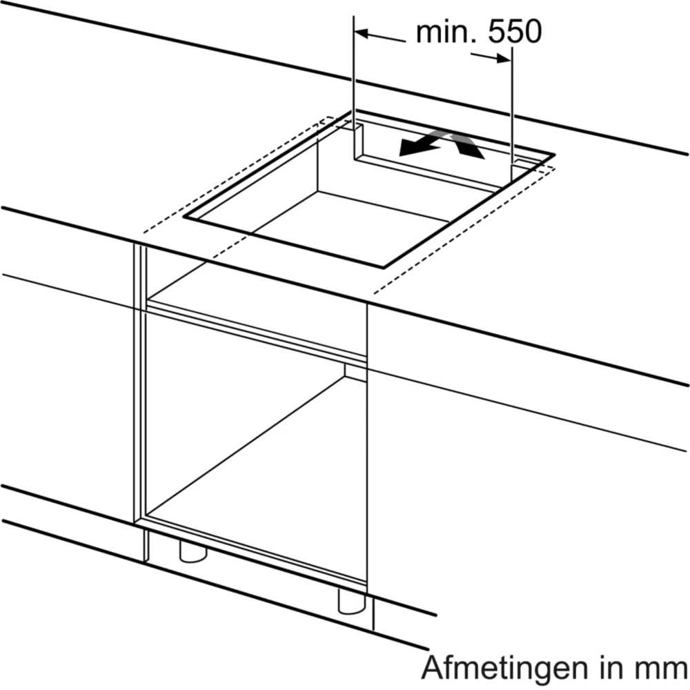 כיריים אינדוקציה 5 מוקדי בישול 80 ס"מ Bosch PXV831HC1E תוצרת ספרד - תלת פאזי - גימור שחור