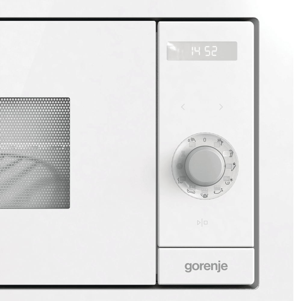 מיקרוגל אינטגראלי בנוי משולב גריל Gorenje BM-235-SYW - גימור לבן - K.B.V