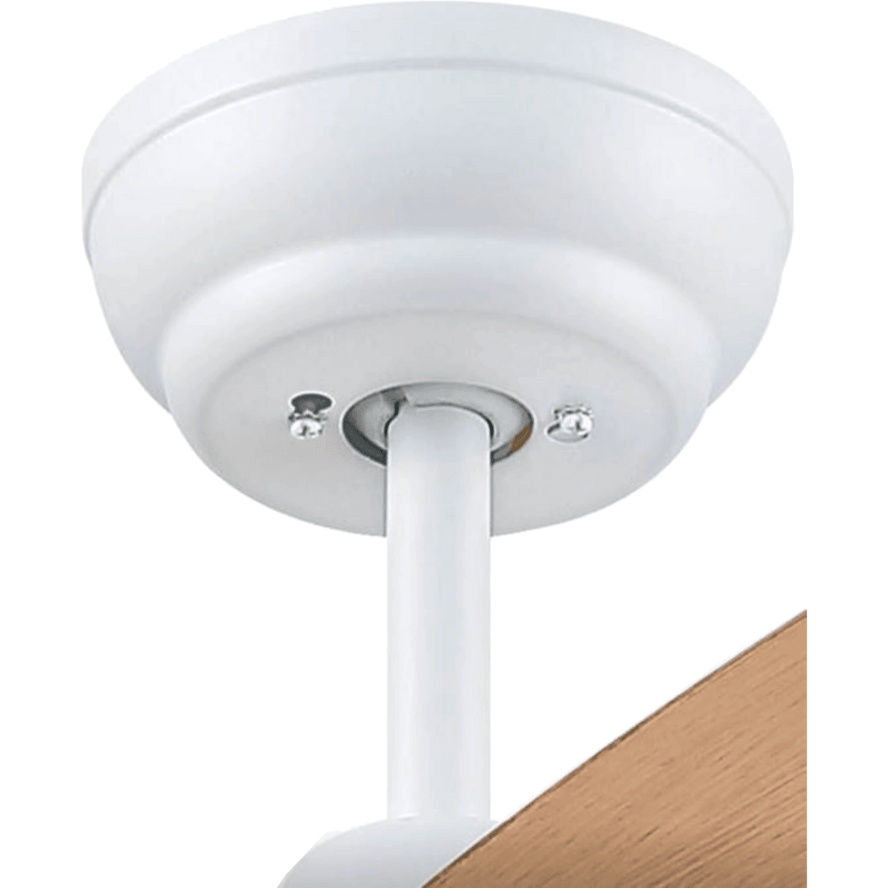מאוורר תקרה עם שלט Westinghouse Longwood 52" CCT DC 24W - צבע לבן בשילוב עץ - K.B.V