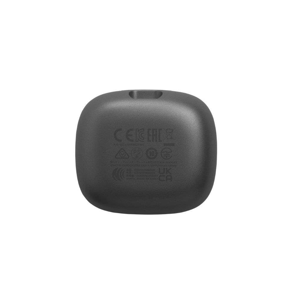 אוזניות אלחוטיות עם סינון רעשים אקטיבי JBL Live Pro 2 TWS - צבע שחור שנה אחריות ע"י - יבואן הרשמי