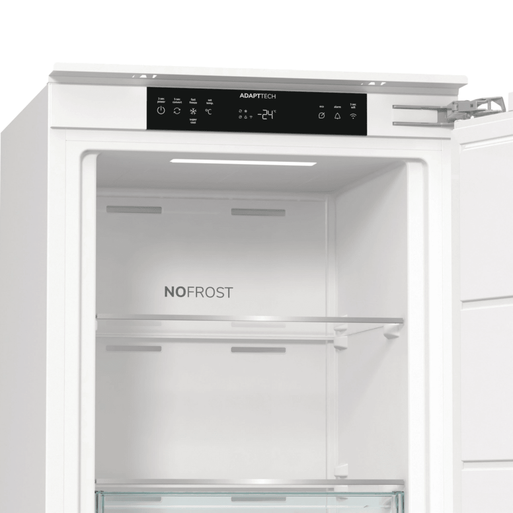 מקפיא אינטגרלי גמיש 54 ס"מ דלת אחת 235 ליטר Gorenje FNCI517E62WF NF - K.B.V