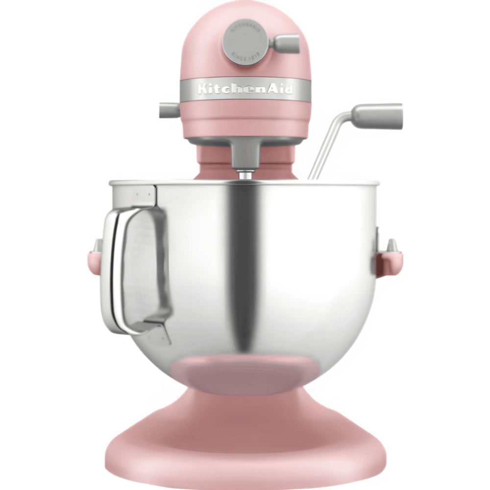 מיקסר עם קערת נירוסטה 6.6 ליטר KitchenAid Plus 5KSM70SHXEDR - צבע ורוד בייבי - K.B.V