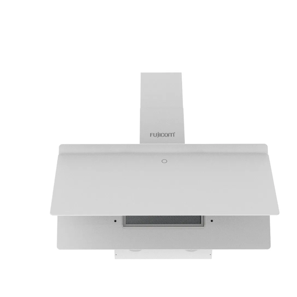 קולט אדים ארובה 90 ס"מ דגם FJ-CHT74W פוג'יקום FUJICOM זכוכית לבנה - יבואן רשמי