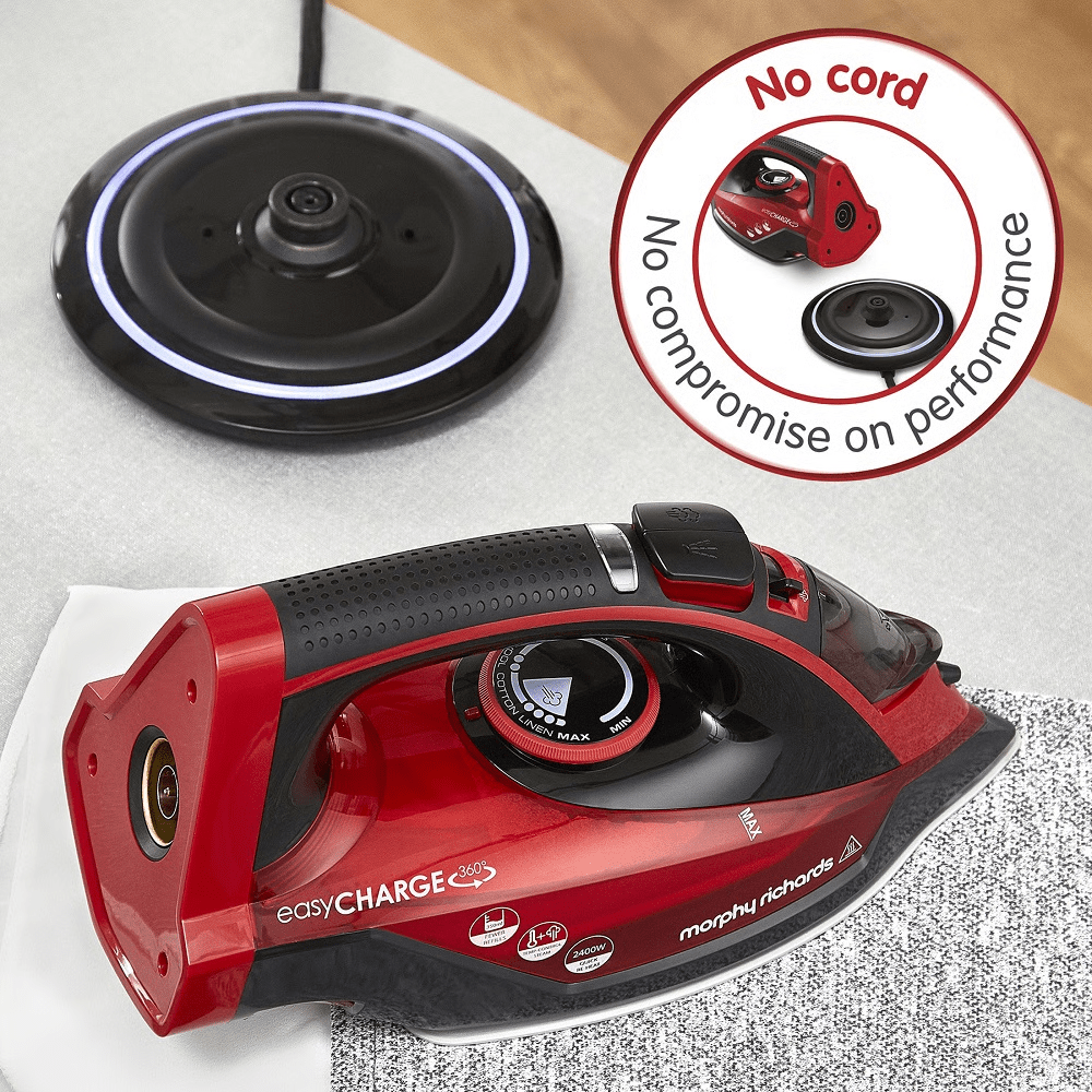 מגהץ אדים אלחוטי מבית מורפי ריצ'ארדס easy CHARGE 360 Morphy Richards 303250 - K.B.V
