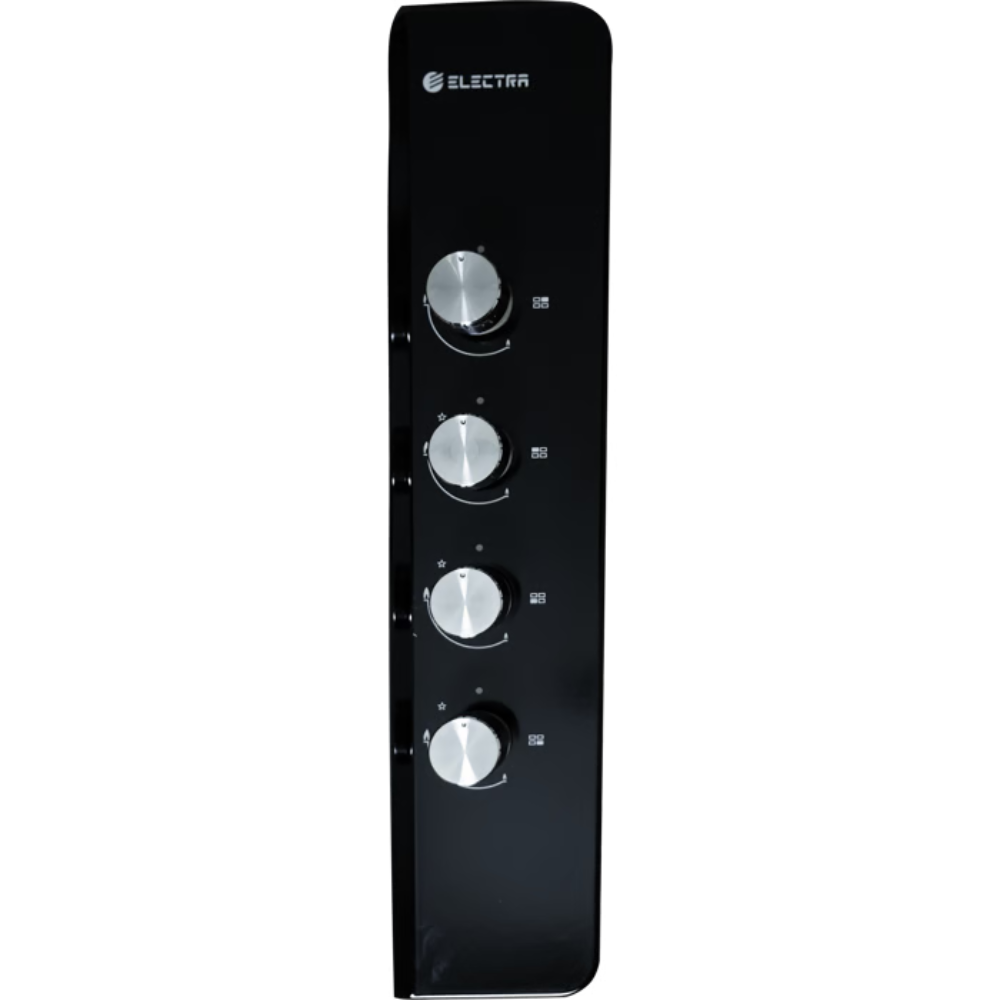 כיריים גז 4 להבות Electra EL4034BL - גימור שחור אחריות ע"י - יבואן הרשמי
