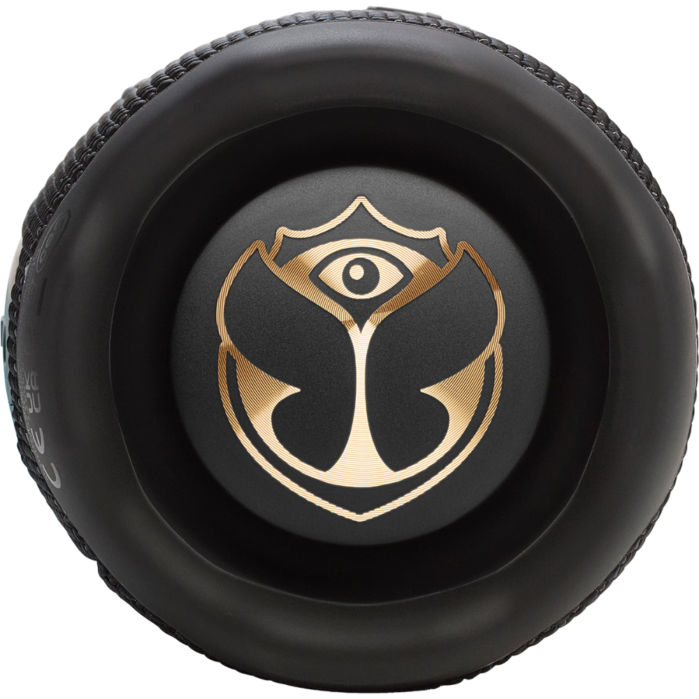 רמקול Bluetooth אלחוטי נייד JBL Flip 7 - מהדורה מוגבלת Tomorrowland שנה אחריות ע"י - יבואן הרשמי