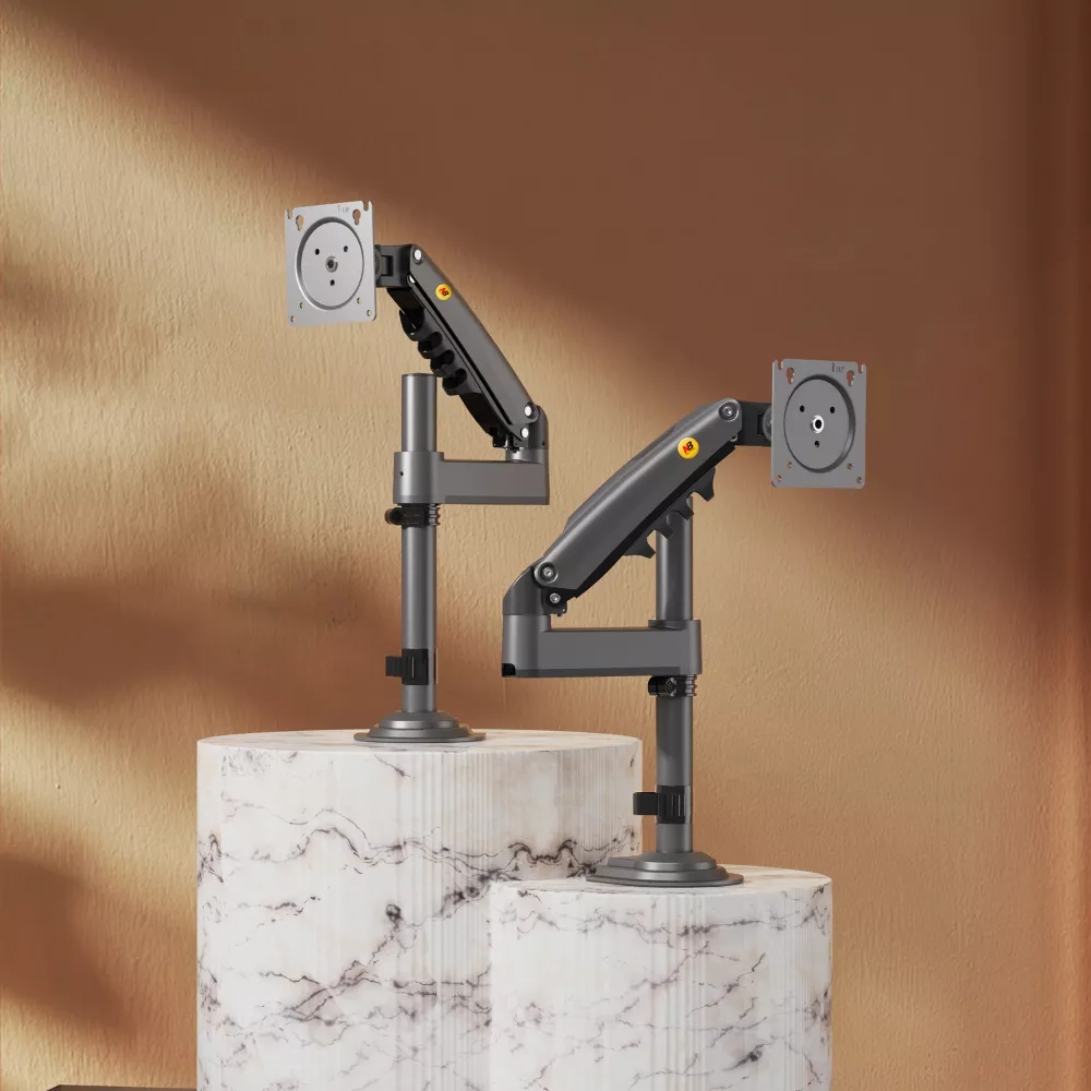 זרוע שולחנית דו מפרקית ארגונומית למסך מחשב עד 30″ Audio Line NB-H100 - יבואן רשמי