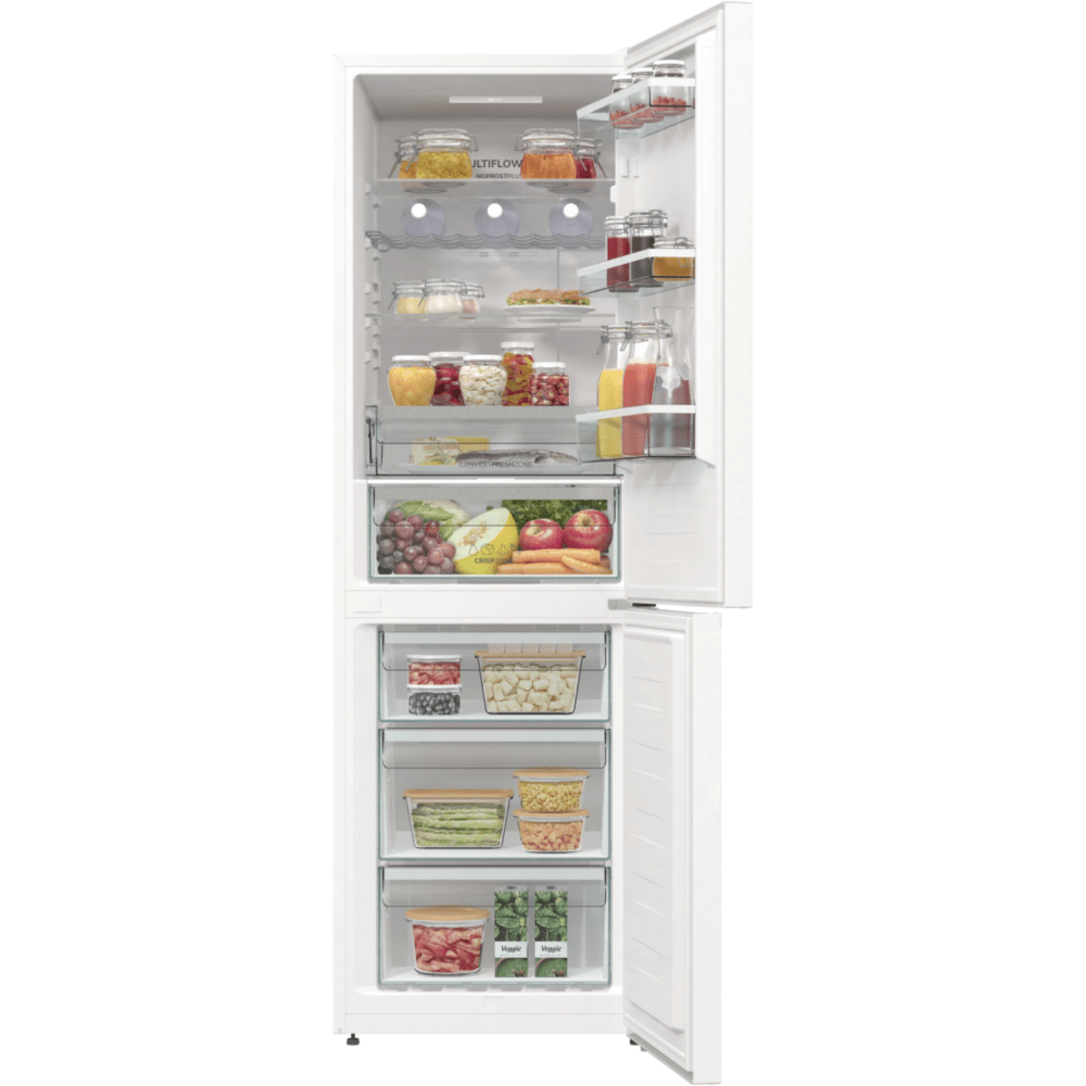 מקרר מקפיא תחתון 300 ליטר נטו Gorenje NRK6192AW4 - גימור לבן - K.B.V