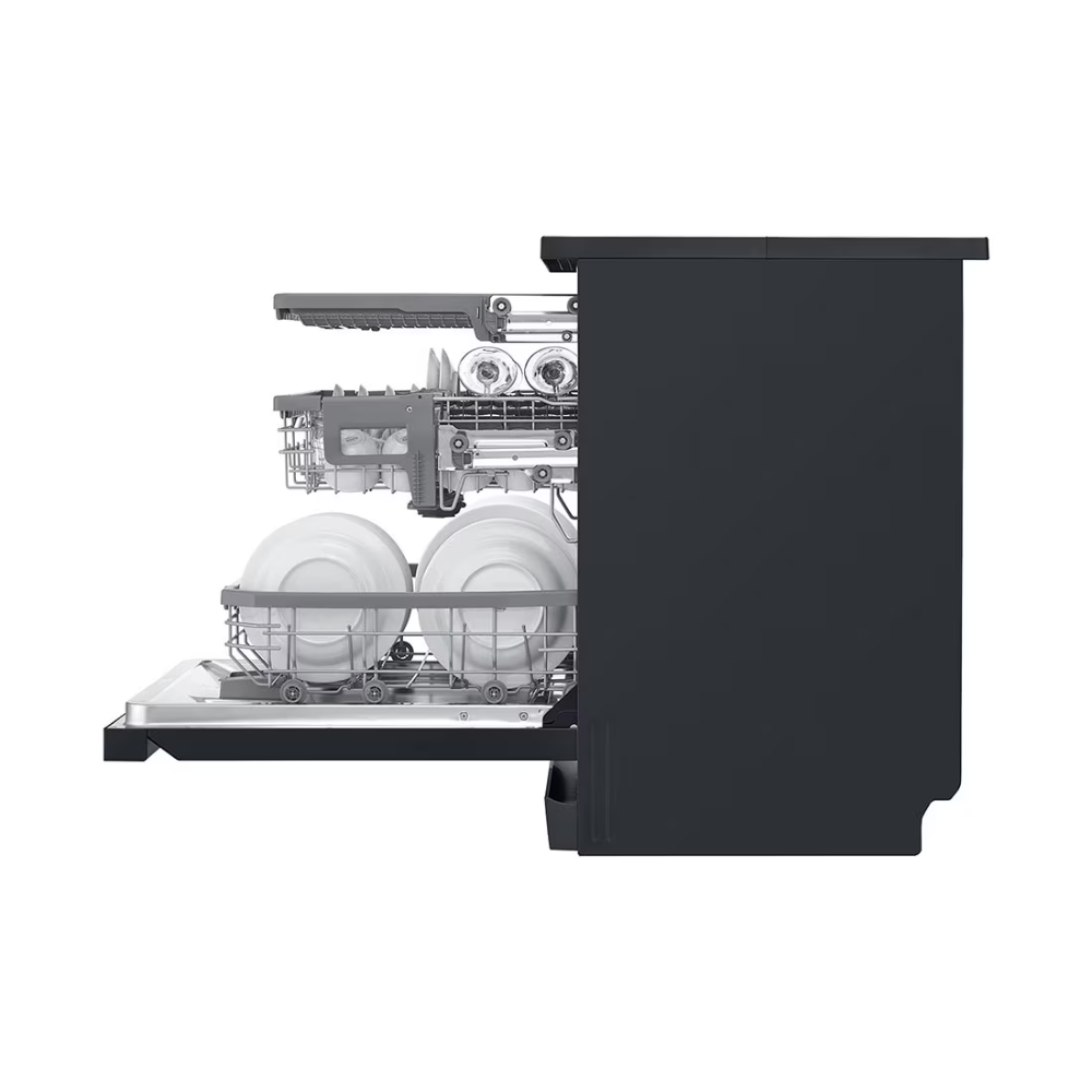 מדיח כלים עומד 60 ס"מ אל ג'י דגם DFC335HM שחור מט - יבואן רשמי