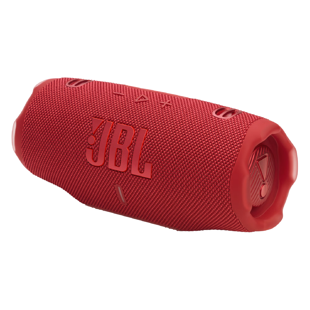 רמקול Bluetooth אלחוטי נייד JBL Charge 6 - צבע אדום שנה אחריות ע"י - יבואן הרשמי