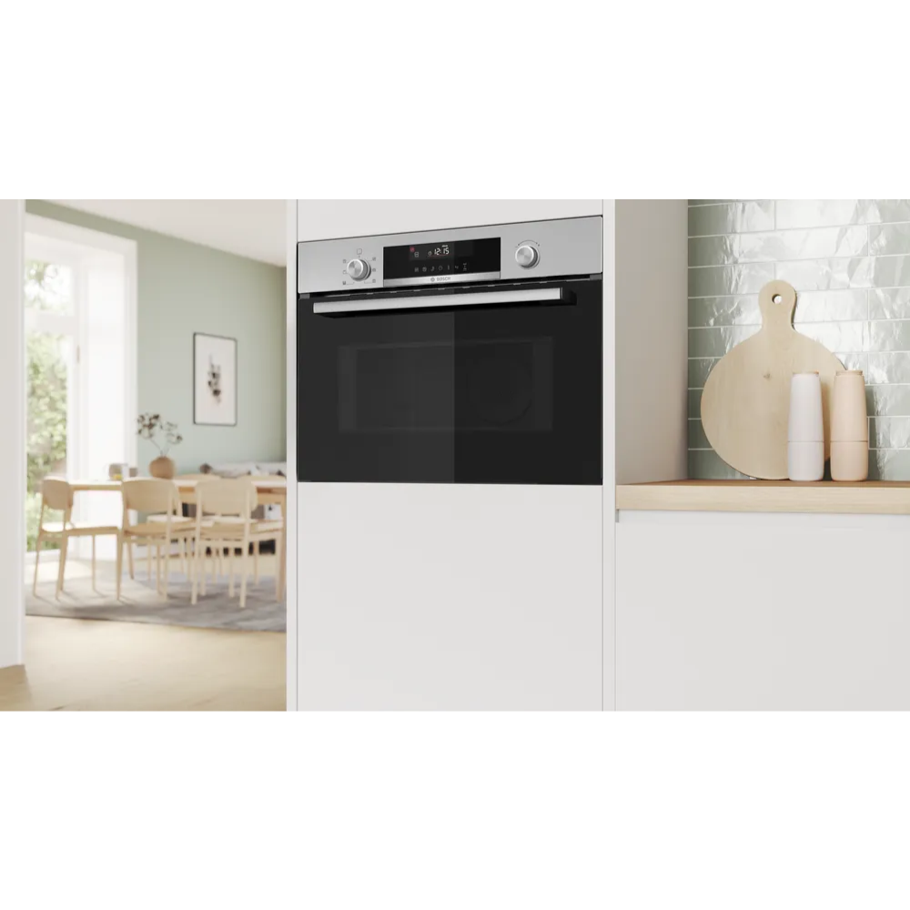 תנור בנוי 44 ליטר משולב מיקרוגל Bosch CMA585GS1 Serie 6 - יבואן רשמי