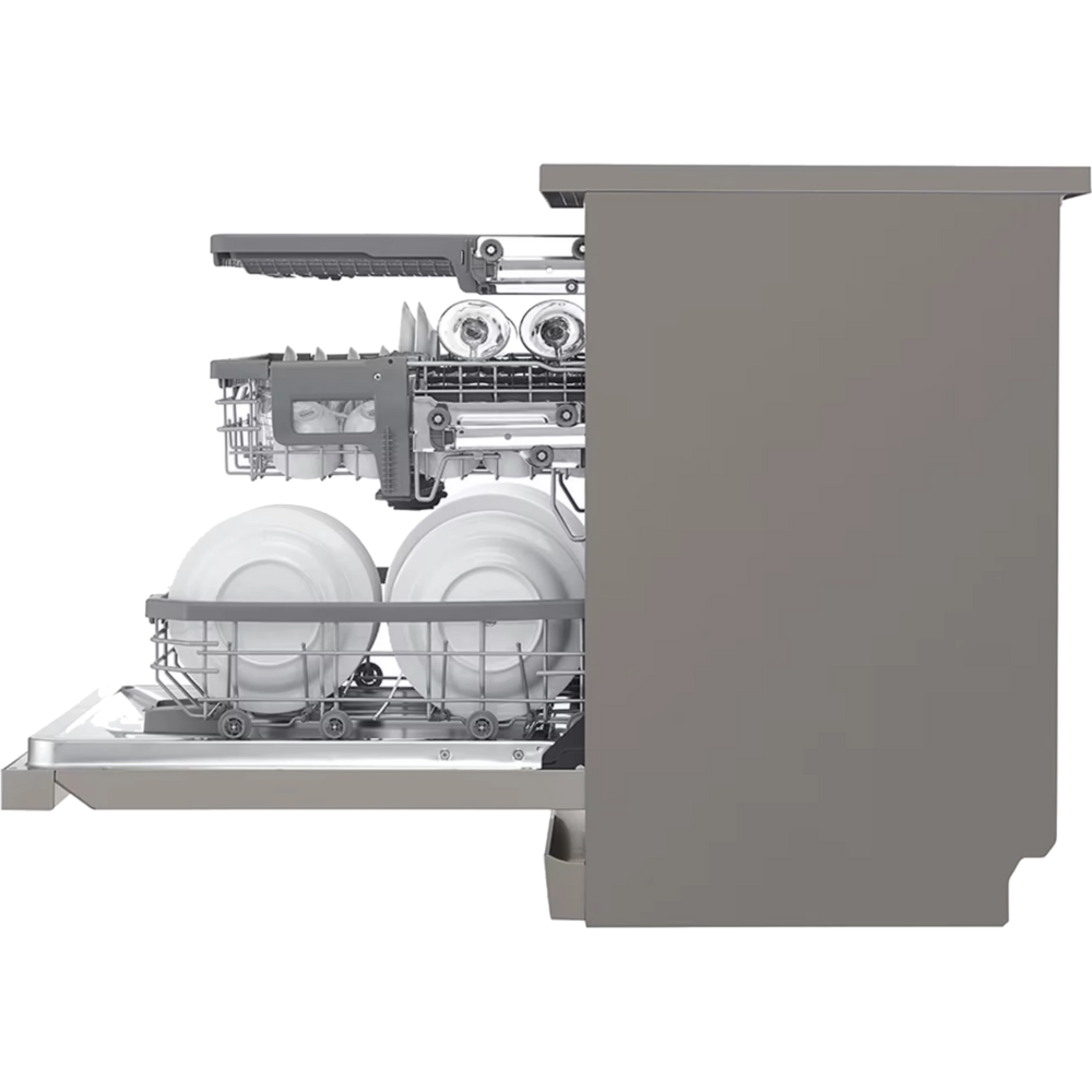 מדיח כלים 14 מערכות כלים LG DFC435FP - גימור נירוסטה - יבואן רשמי