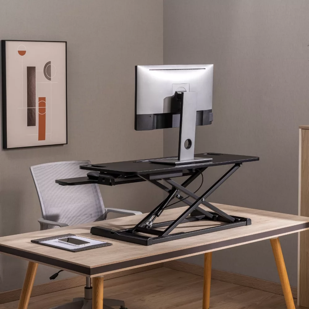 עמדת עבודה הידראולית למצב ישיבה/עמידה STD-02 audioline - יבואן רשמי