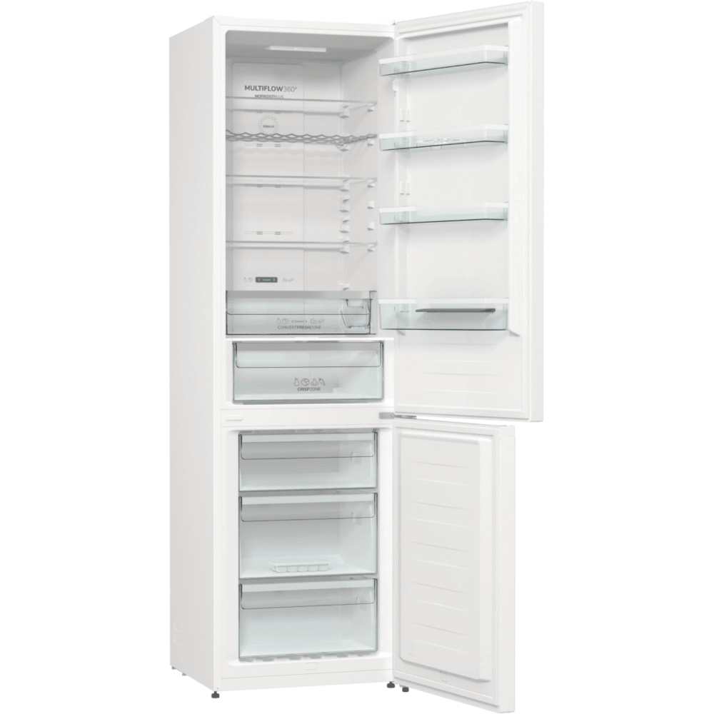 מקרר מקפיא תחתון 331 ליטר נטו gorenje NRK6202AW4 - גימור לבן - K.B.V