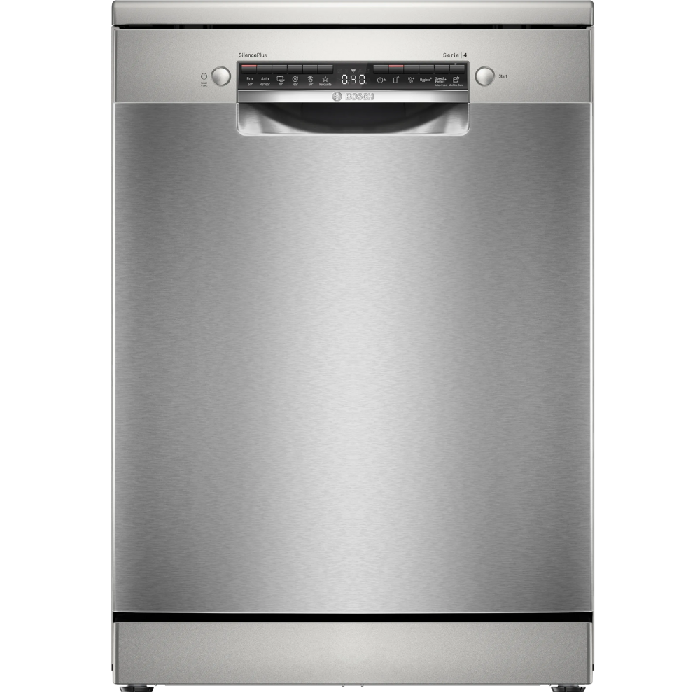 מדיח כלים עומד רחב 60 ס''מ Bosch Serie 4 SMS4HMI05E - נירוסטה - תוצרת פולין - אחריות יבואן רשמי BSH