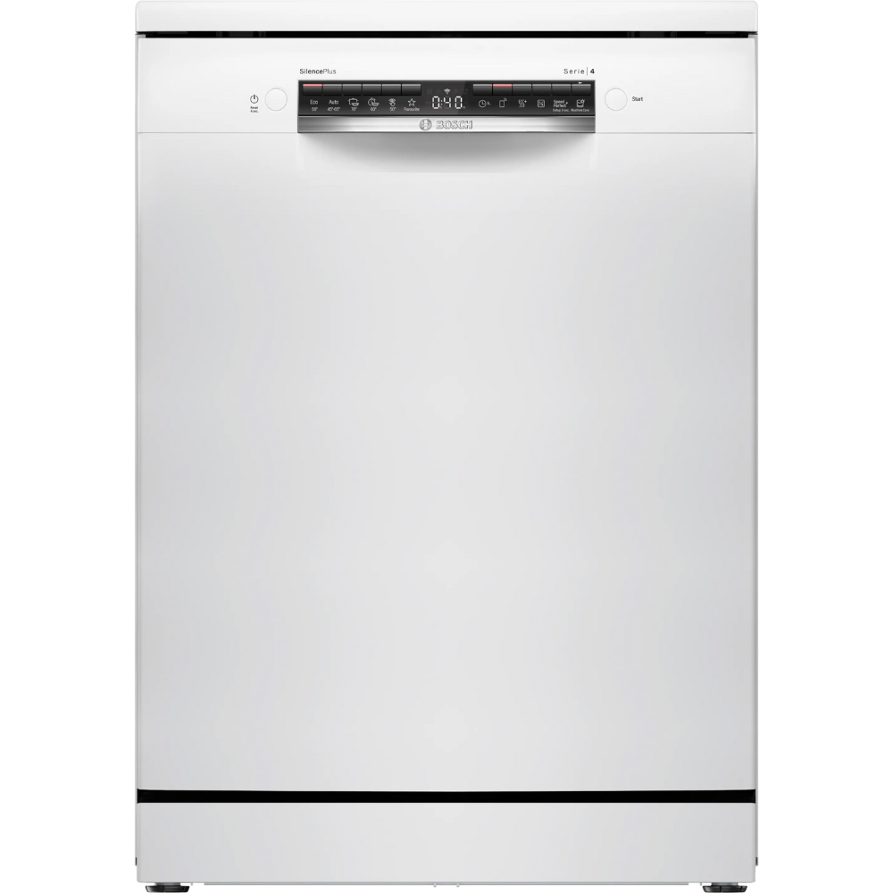 מדיח כלים עומד רחב 60 ס''מ Bosch Series 4 SMS4ECW28E - צבע לבן - תוצרת גרמניה - אחריות יבואן רשמי BSH