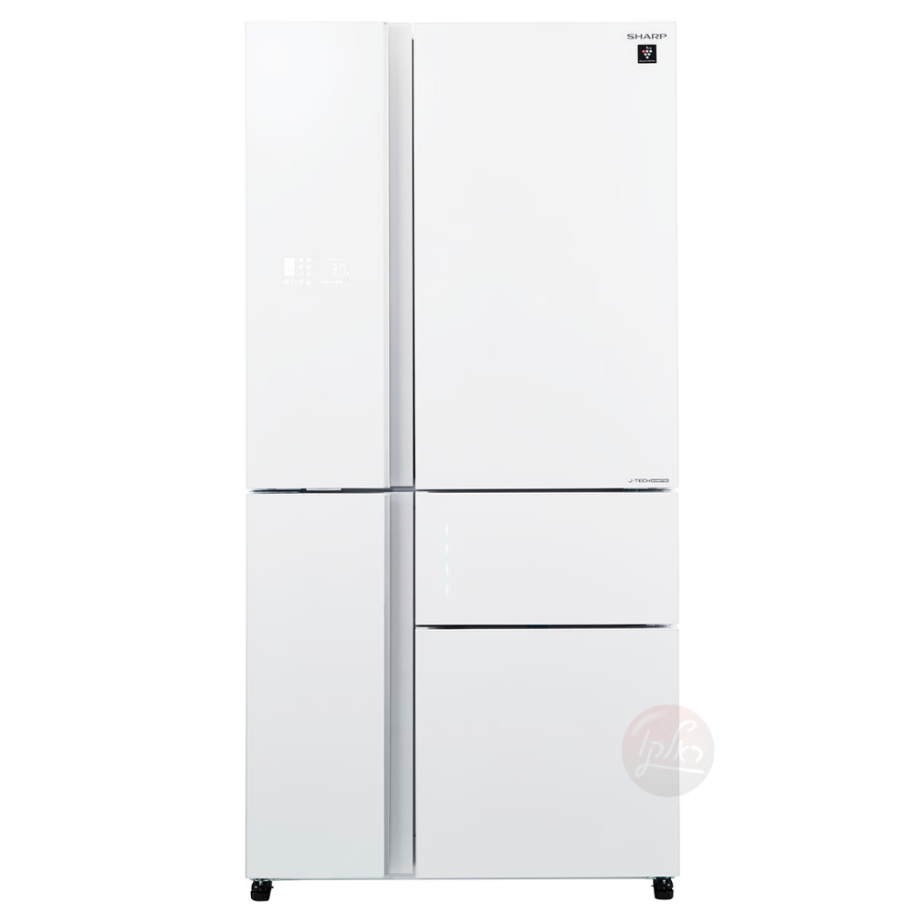 מקרר 5 דלתות שארפ לבן דגם SHARP SJ-9630 - מנגנון שבת מהדרין - יבואן רשמי