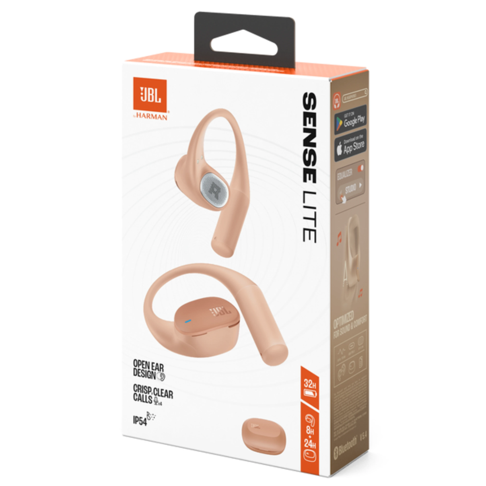 אוזניות אלחוטיות JBL SENSE LITE TWS IP54 - צבע בז' אחריות ע"י - יבואן הרשמי