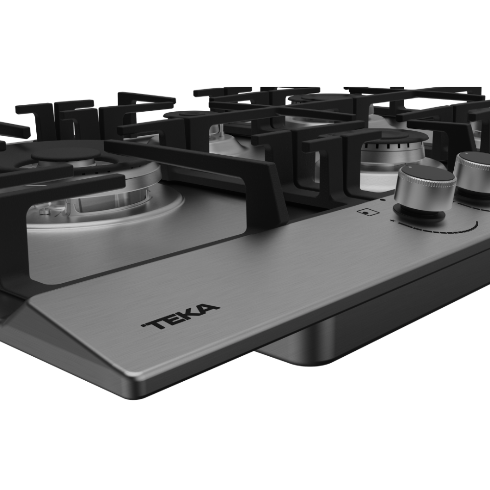 כיריים גז 5 להבות 75 ס”מ Teka תקה GSC-75320 נירוסטה - יבואן רשמי