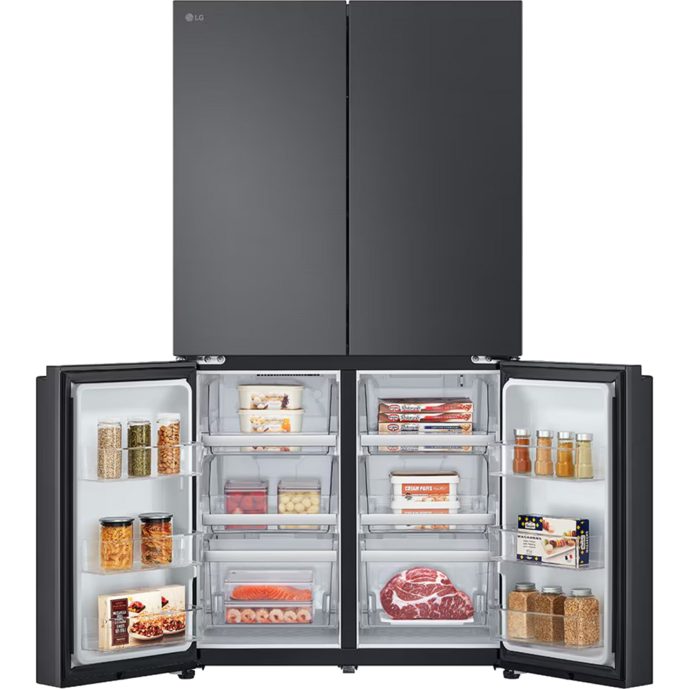 מקרר 4 דלתות 872 ליטר דגם LG GR-929B נירוסטה מושחרת - יבואן רשמי