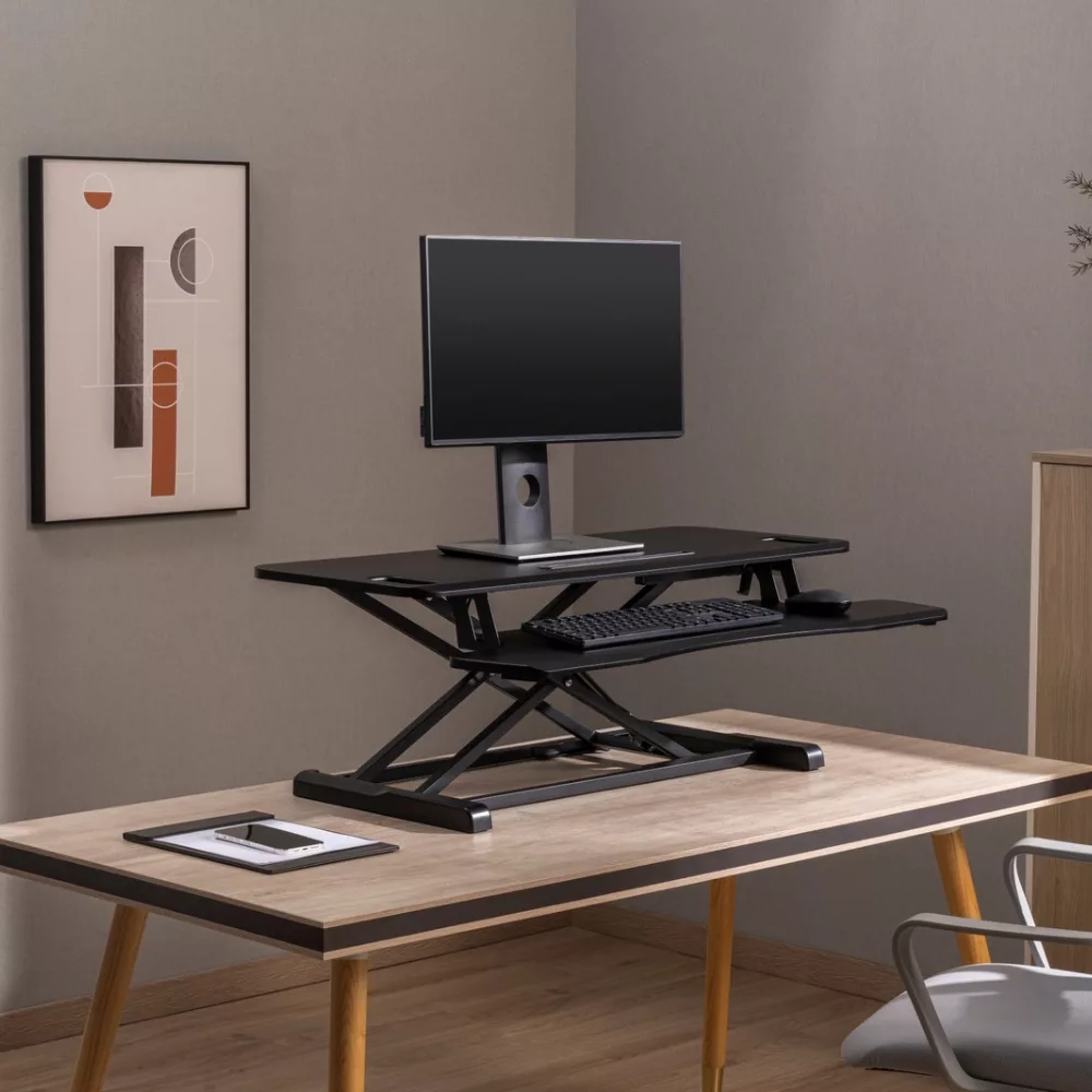 עמדת עבודה הידראולית למצב ישיבה/עמידה STD-02 audioline - יבואן רשמי