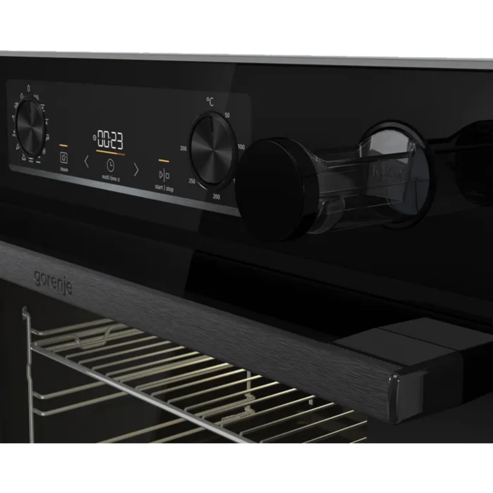 תנור אפייה בנוי 77 ליטר Gorenje BSA6737E15BG - גימור שחור חמש שנות אחריות - יבואן רשמי