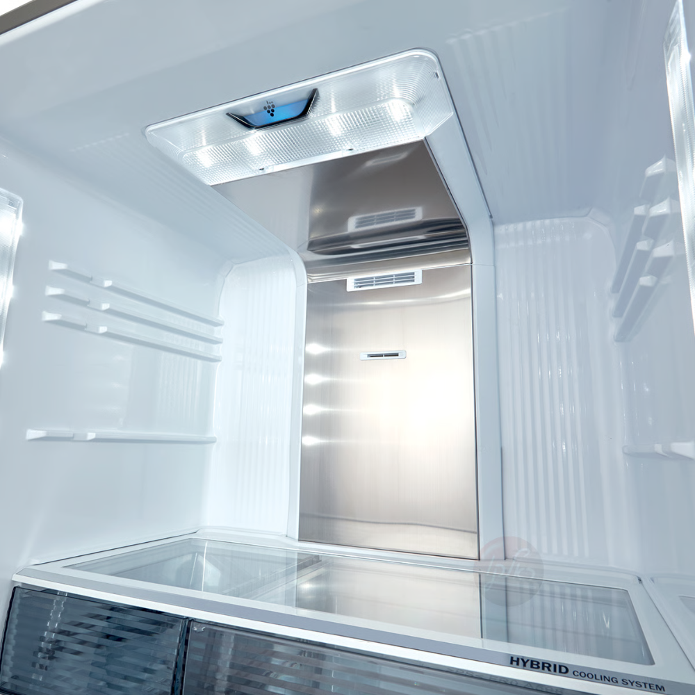 מקרר 5 דלתות 661 ליטר SHARP שארפ 9734 זכוכית בז' שבת מהדרין - יבואן רשמי