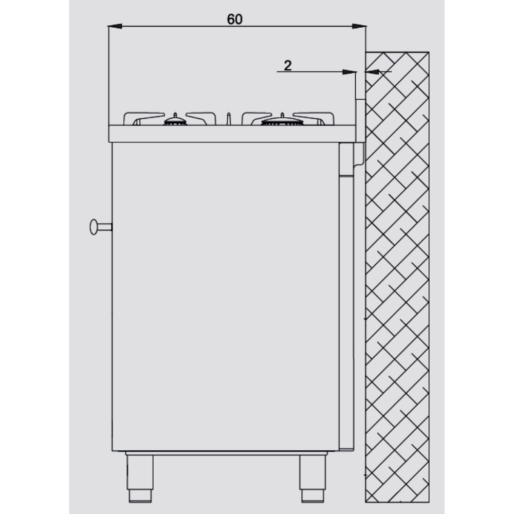 תנור משולב מקצועי 90 ס"מ LOFRA MTSG96MFT/CI COOL צבע נירוסטה - יבואן רשמי