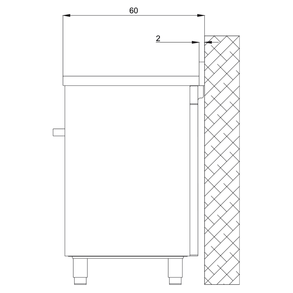 תנור אפייה משולב 70 ליטר תוצרת איטליה אחריות נירוסטה דגם - LOFRA MS66MF תוצרת איטליה - יבואן רשמי