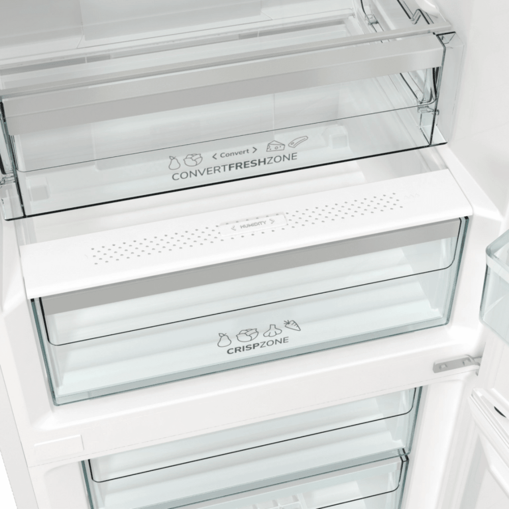 מקרר מקפיא תחתון 300 ליטר נטו Gorenje NRK6192AW4 - גימור לבן - K.B.V