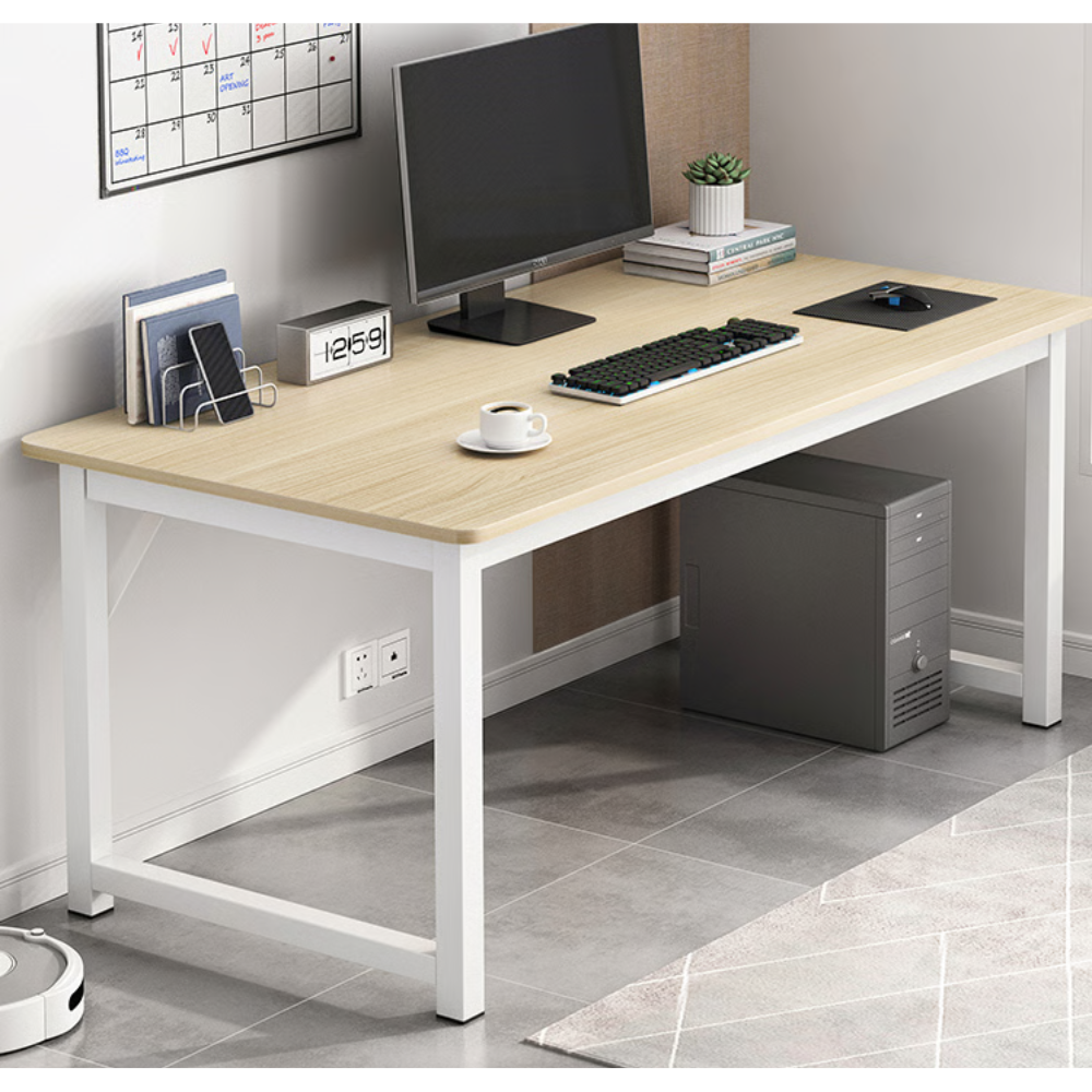 שולחן מחשב כתיבה ענק דגם MSH-10-42 רוחב 1.2 מטר מבית ROSSO ITALY לבן - יבואן רשמי