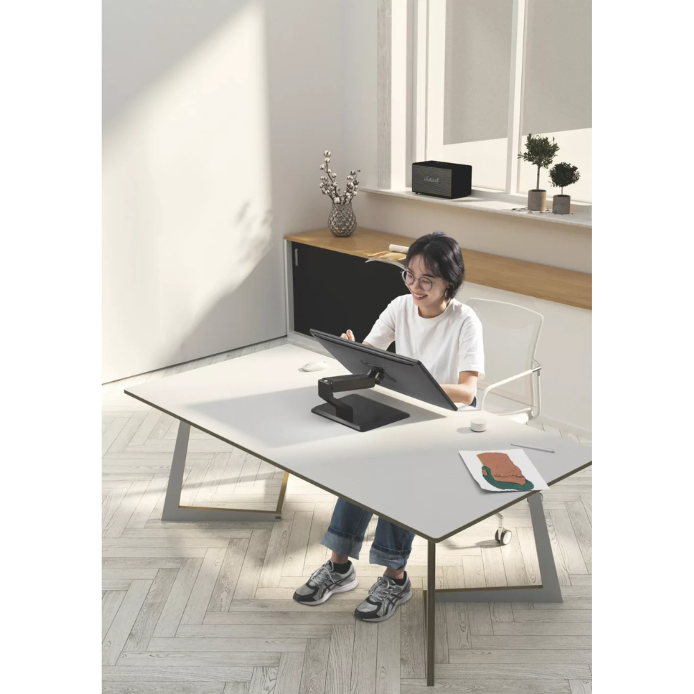 מעמד שולחני הידראולי ארגונומי עם בסיס שולחני Audio Line LDT35-T01 - יבואן רשמי