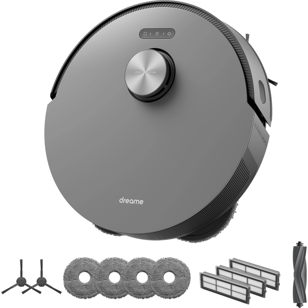 שואב אבק רובוטי מקרצף Dreame Bot L10s Pro - צבע שחור - יבואן רשמי