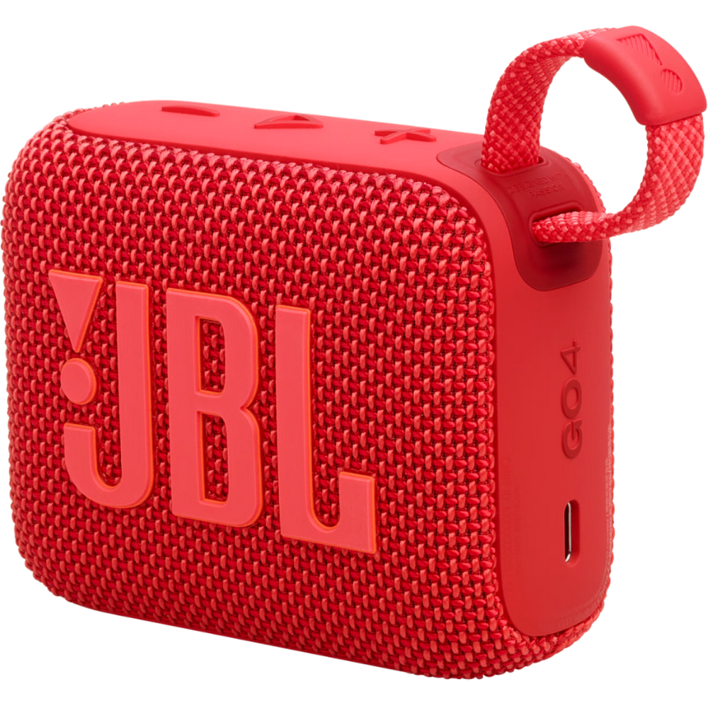רמקול אלחוטי JBL GO 4 IP67 4.2W - צבע אדום שנה אחריות ע"י - יבואן הרשמי