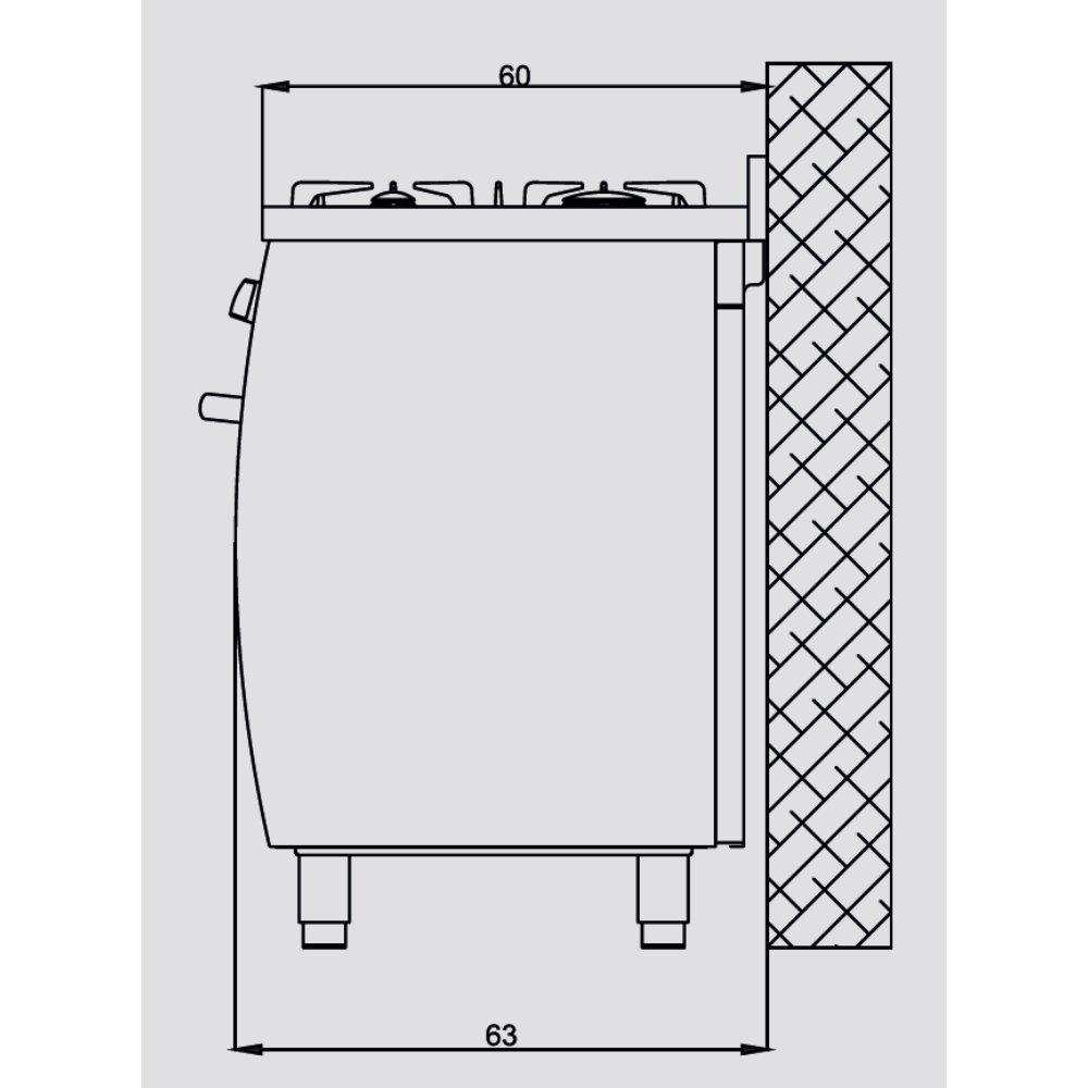 תנור אפייה משולב 94 ליטר תוצרת איטליה אחריות נירוסטה דגם - LOFRA CSG96MFT תוצרת איטליה אחריות - יבואן רשמי