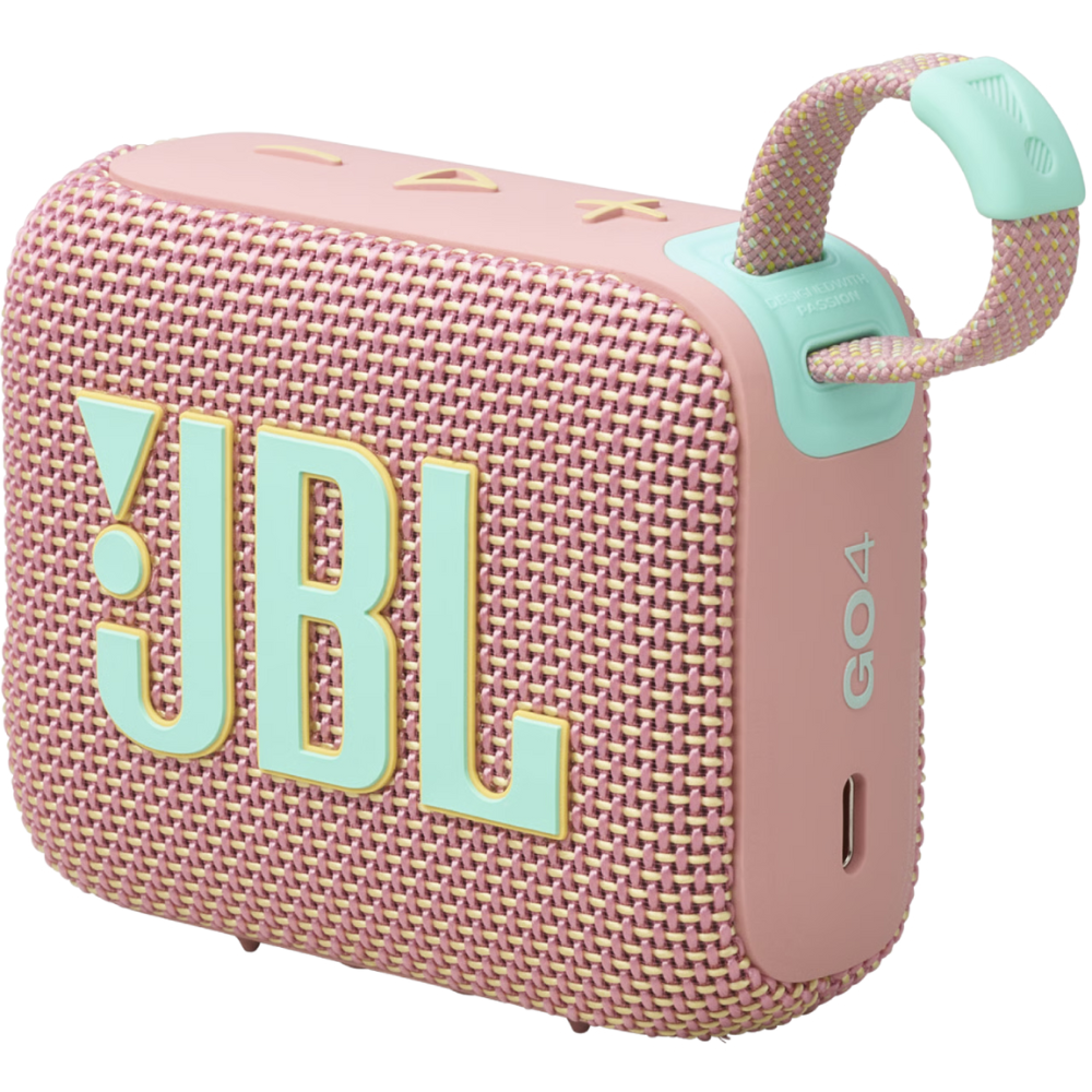 רמקול אלחוטי JBL GO 4 IP67 4.2W - צבע ורוד שנה אחריות ע"י - יבואן הרשמי