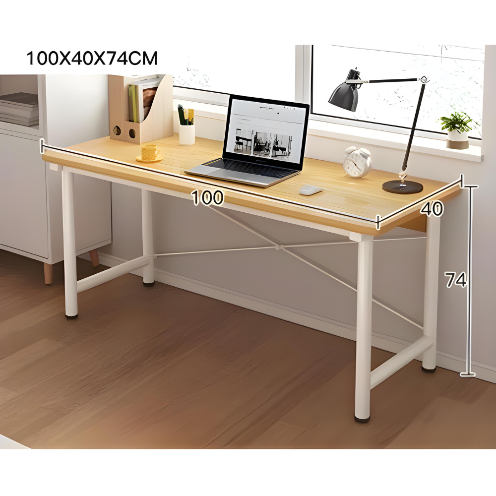 שולחן מחשב קונסולה שידת כניסה רוחב 1 מטר עץ משולב לבן דגם ROSSO ITALY RSM-5004 - יבואן רשמי