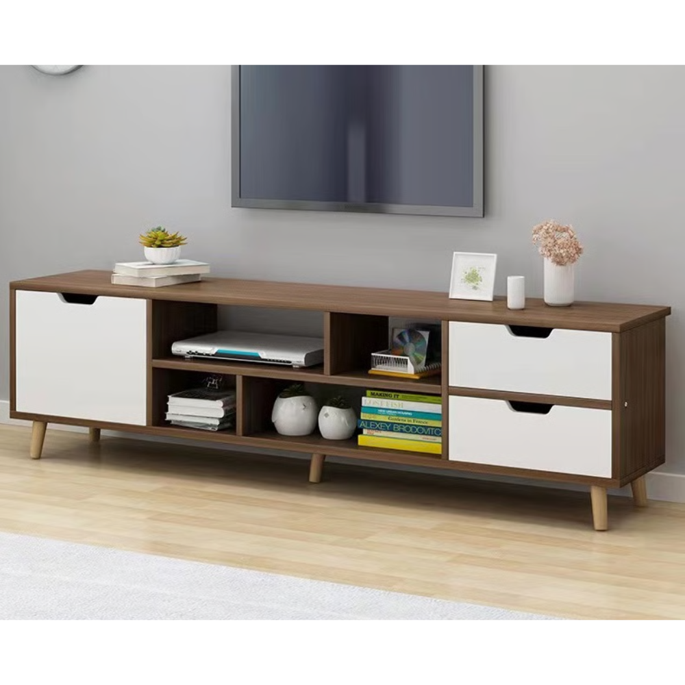 מזנון סלון דגם MSH-12-4 צבע עץ כהה ROSSO ITALY - יבואן רשמי