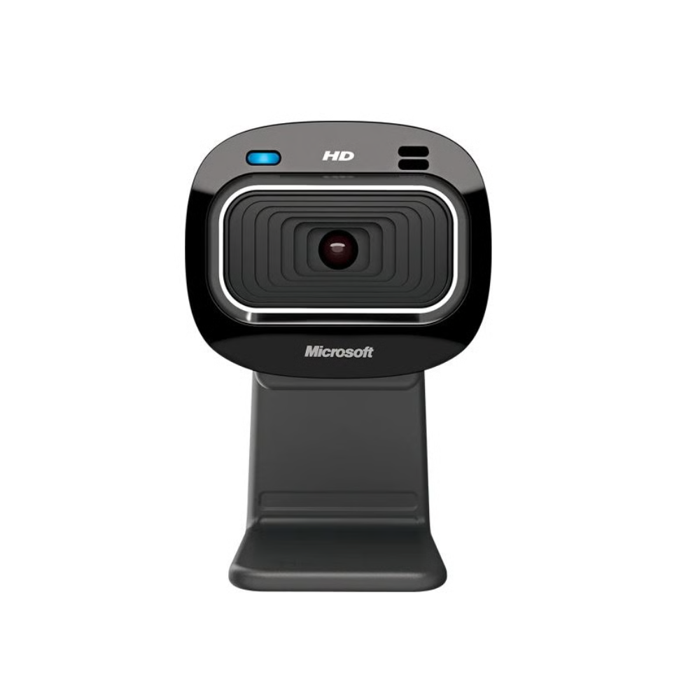 מצלמת אינטרנט Microsoft LifeCam HD-3000 - צבע שחור שנה אחריות ע"י - יבואן הרשמי