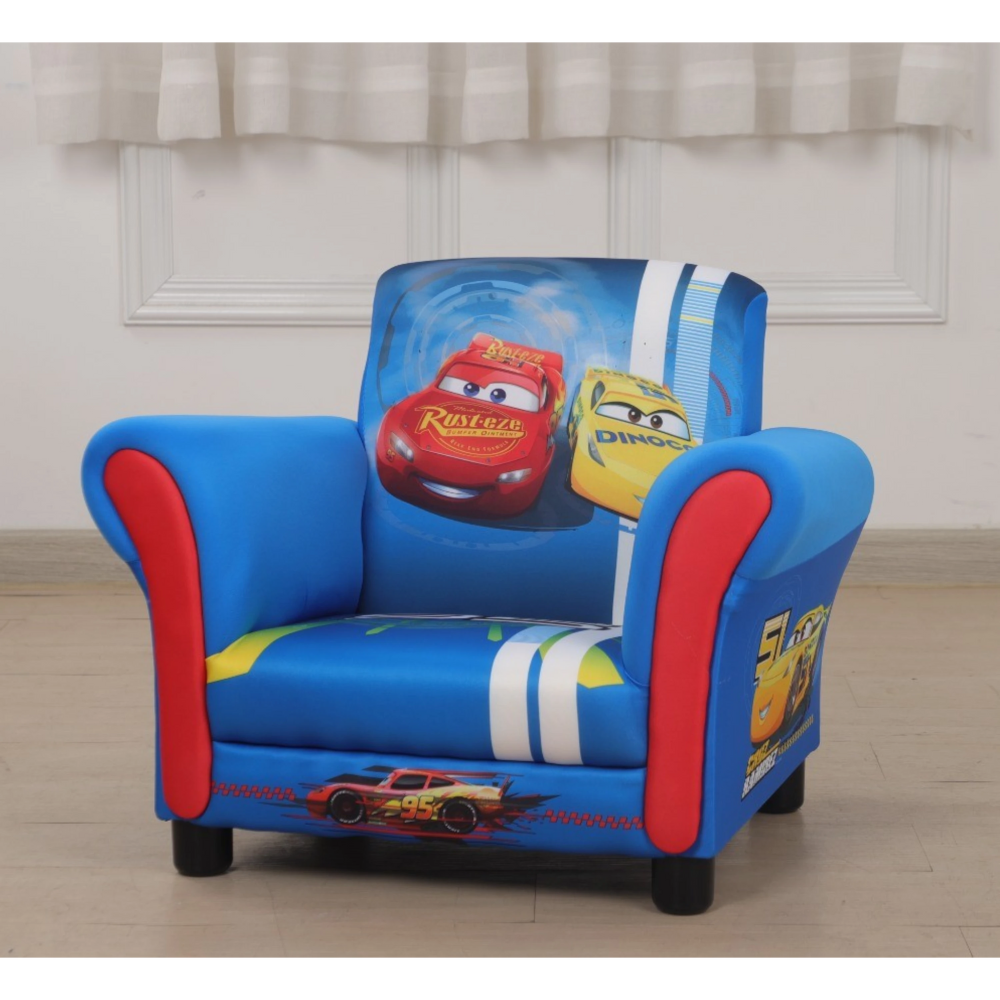 כורסת ילדים יחיד מעוצבת דיסני מקורי דגם קארס ROSSO ITALY - יבואן רשמי