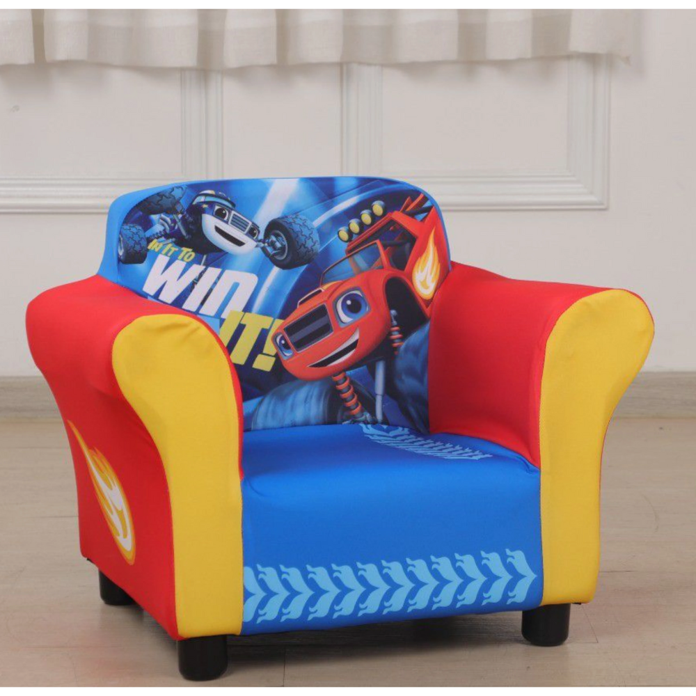 כורסת ילדים יחיד מעוצבת דיסני מקורי דגם בלייז ROSSO ITALY - יבואן רשמי