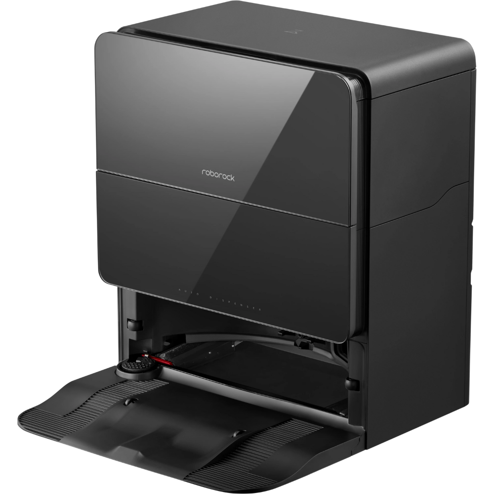 שואב אבק רובוטי שוטף Roborock Saros 10 - צבע שחור שנה אחריות ע"י - יבואן הרשמי