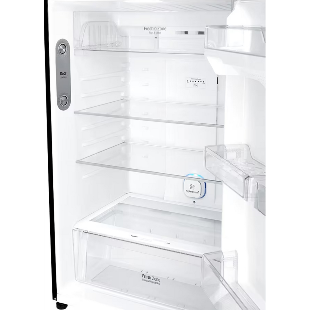 מקרר מקפיא עליון 506 ליטר LG GR-M6781BU - גימור זכוכית שחורה - יבואן רשמי