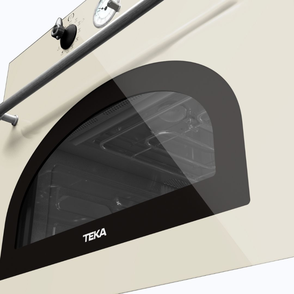 מיקרוגל בנוי קומפקטי בעיצוב כפרי MWR 32 Vanilla silver TEKA 3 פונקציות בישול - יבואן רשמי