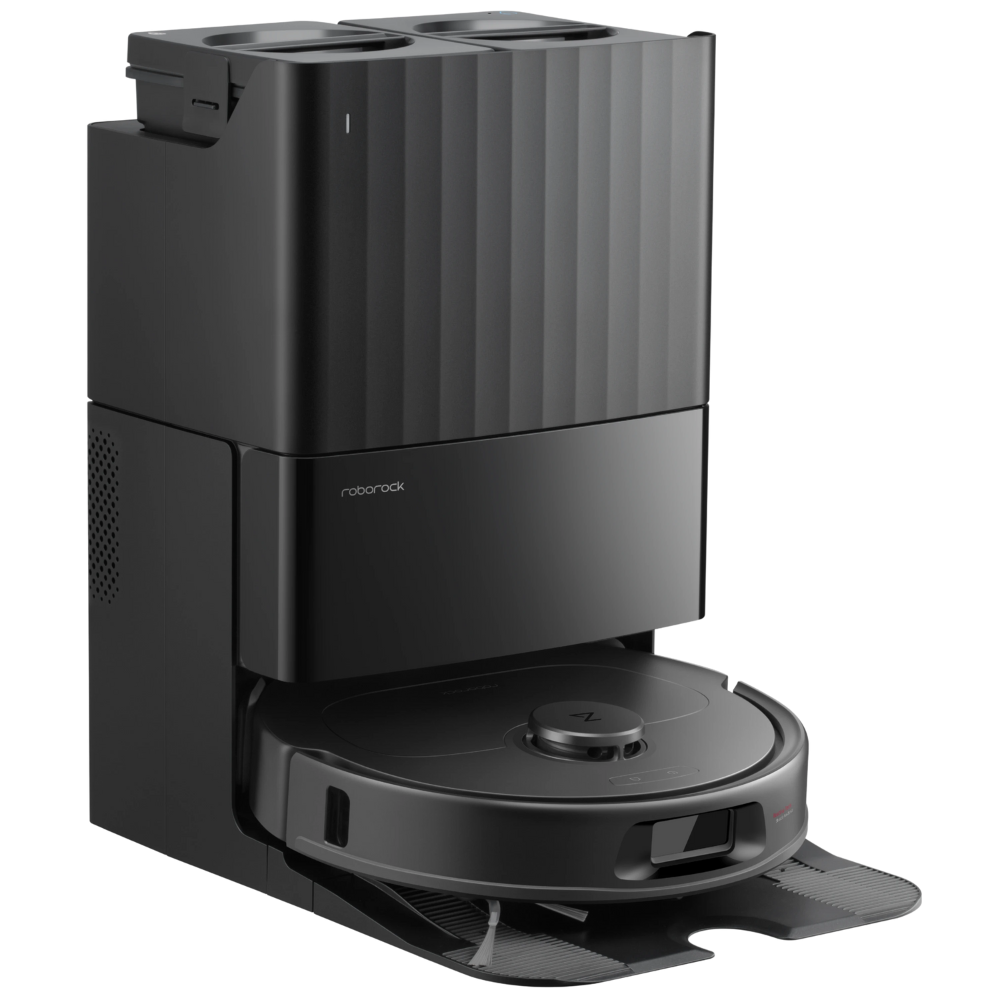 שואב אבק רובוטי שוטף Roborock Qrevo 5AE - צבע שחור אחריות ע"י - יבואן הרשמי