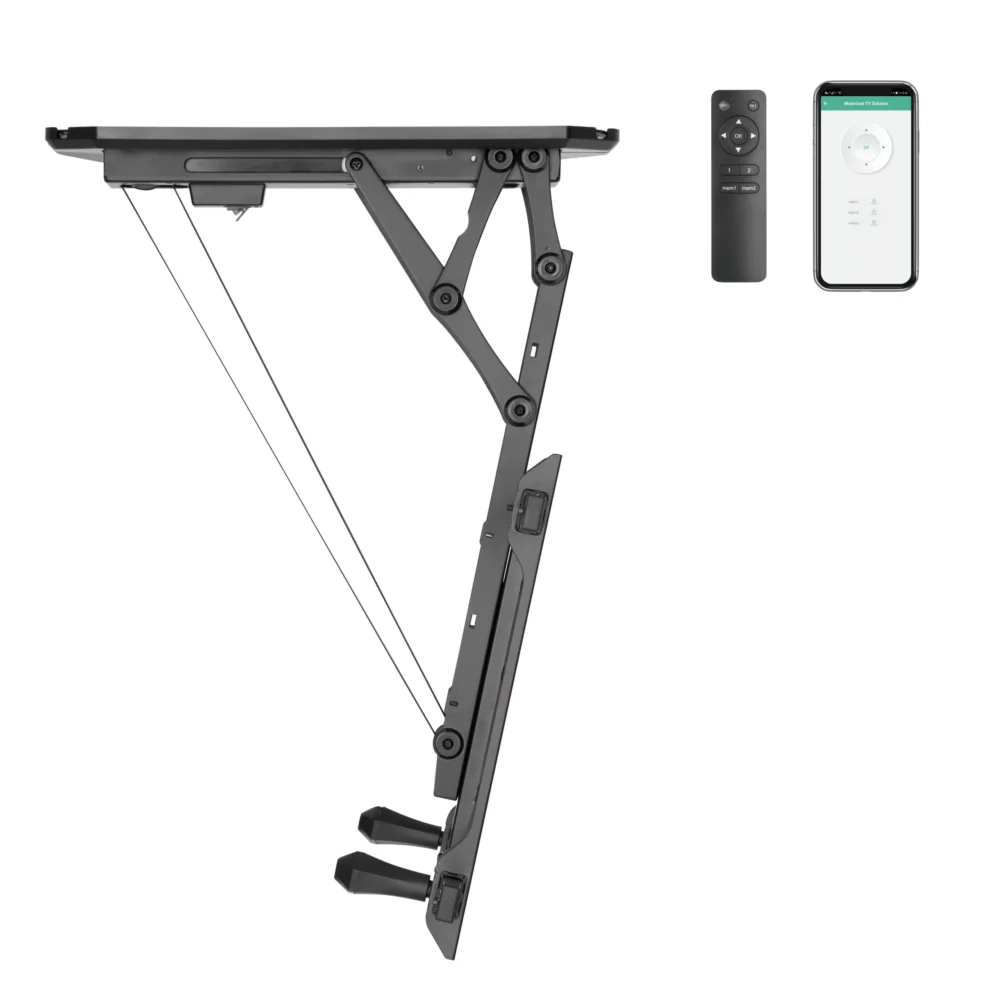 מתקן זרוע חשמלית תקרתית חכמה לגודל מסך עד 70″ Lumi Legend / Brateck PLB-M0546AI - יבואן רשמי