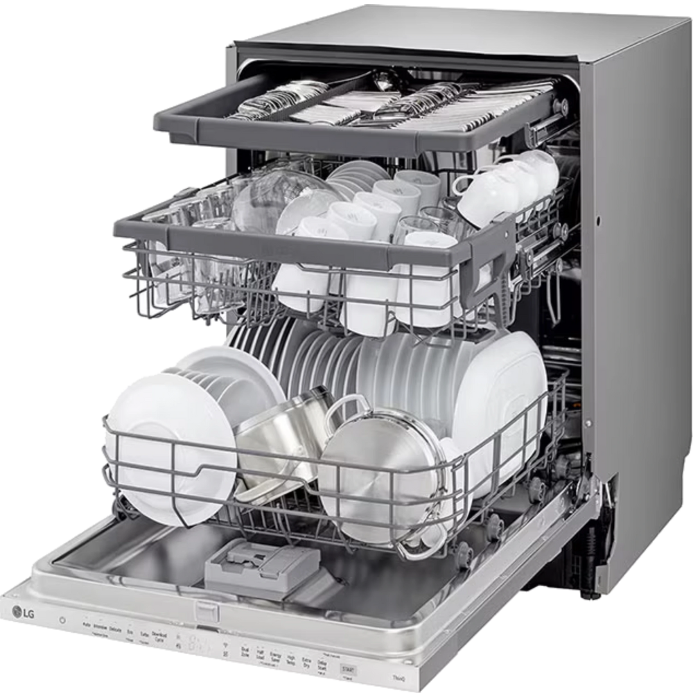 מדיח כלים רחב אינטגרלי מלא 14 מערכות כלים LG DBC513TS - יבואן רשמי