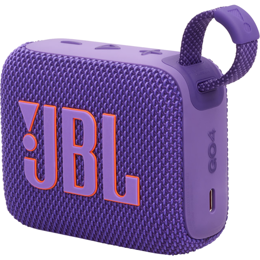 רמקול אלחוטי JBL GO 4 IP67 4.2W - צבע סגול שנה אחריות ע"י - יבואן הרשמי